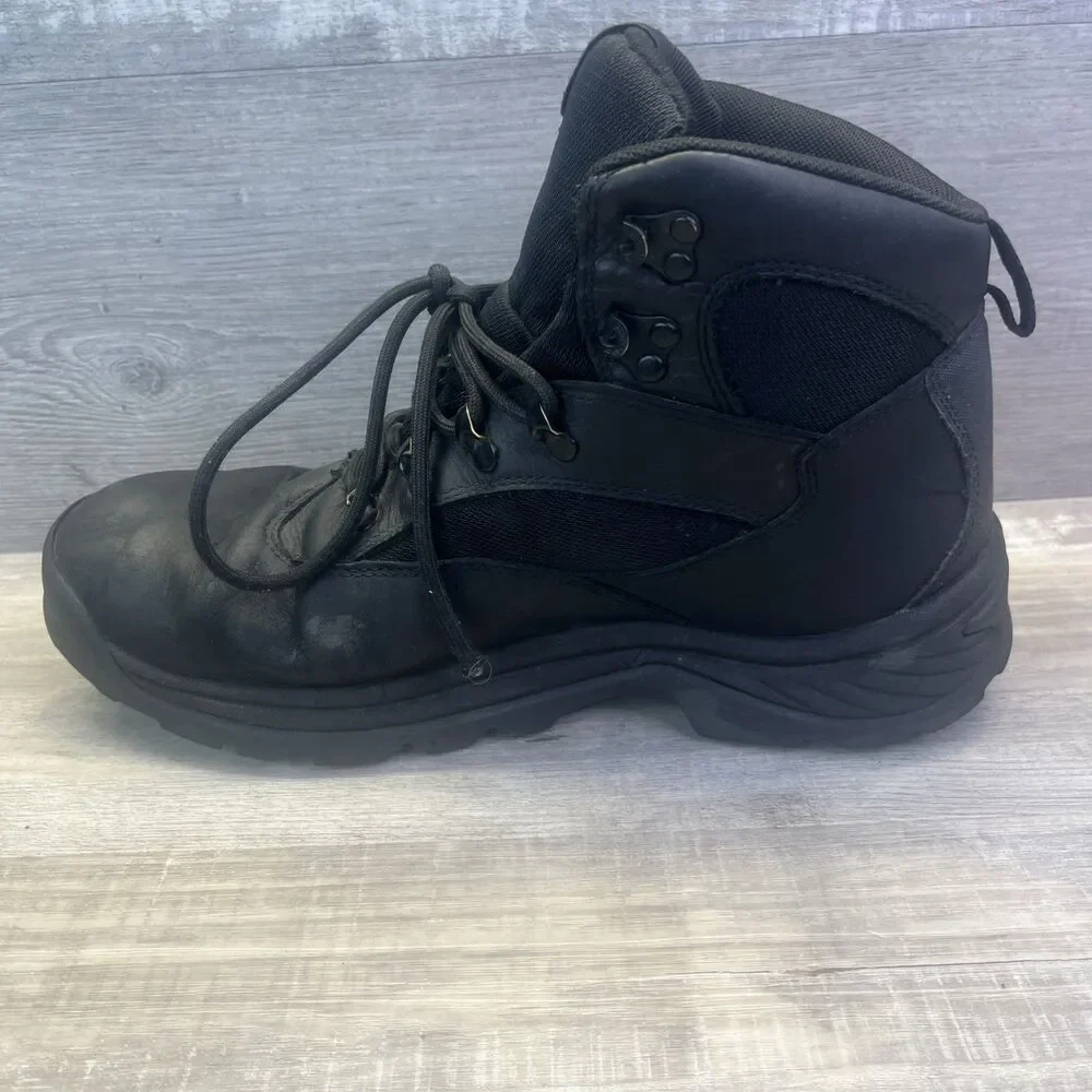 Mens Timberland Chocorua Mid LC Hiker Boot Black Full Grain Waterproof SZ 11